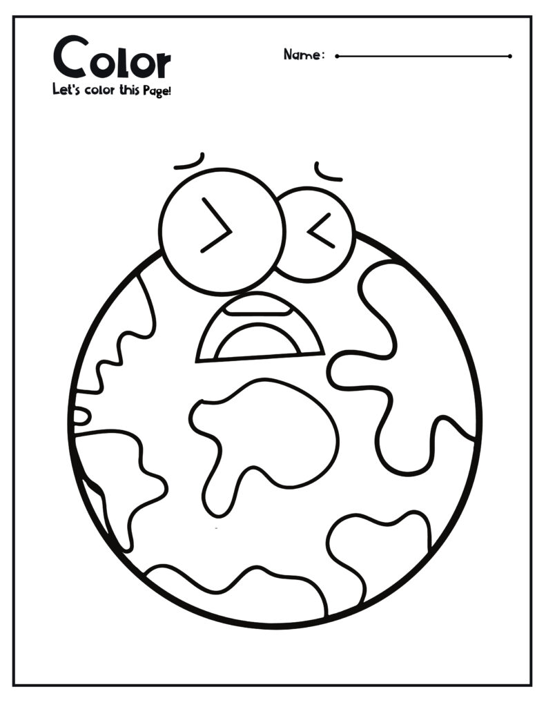 Earth Day Coloring Pages For Toddlers | Made By Teachers