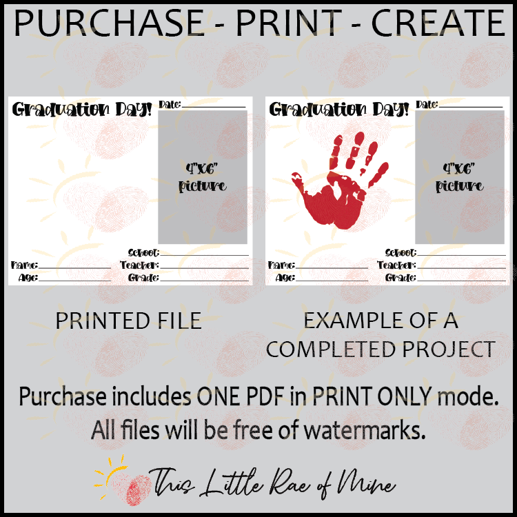 Graduation Day - Preschool - PreK kindergarten – keepsake | Made By