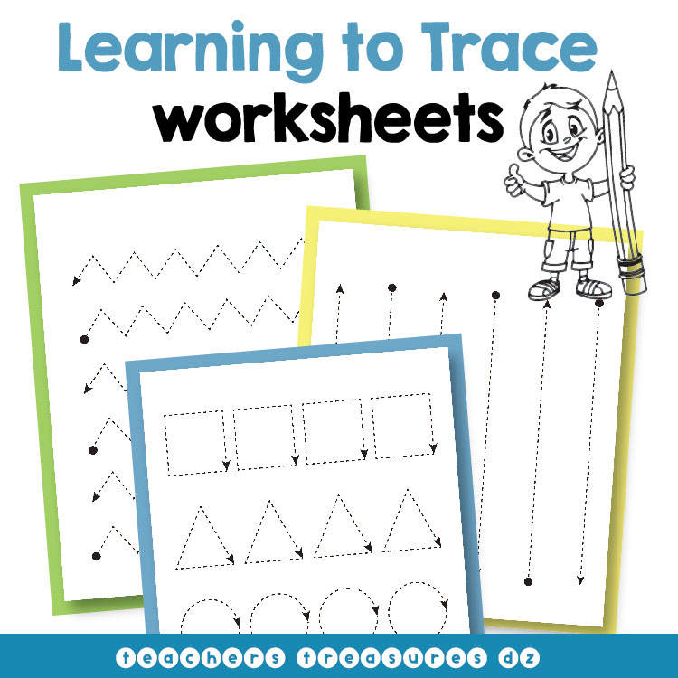 NO PREP Learning to Trace Worksheets Made By Teachers