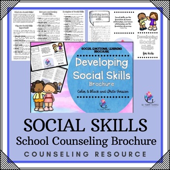 SOCIAL SKILLS Counseling Brochure for Kids