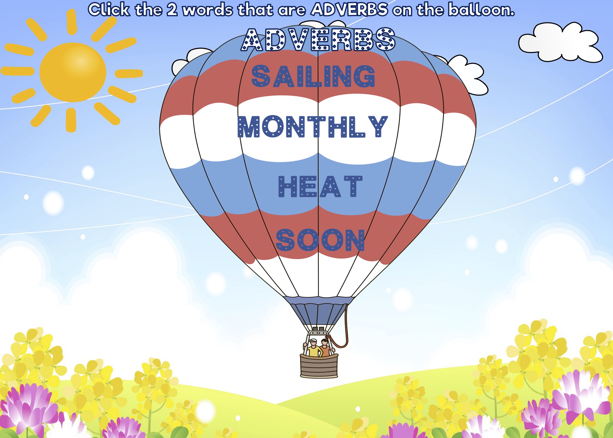 High Flying Nouns Verbs Adjectives Adverbs Made By Teachers