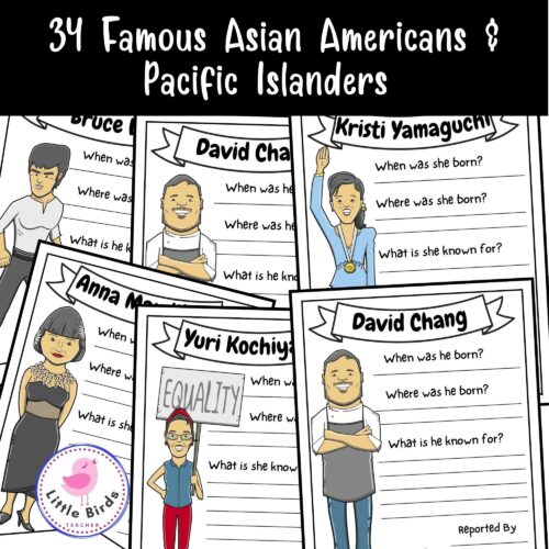 AAPI Heritage Month Bulletin Board BUNDLE May Classroom Decor Made