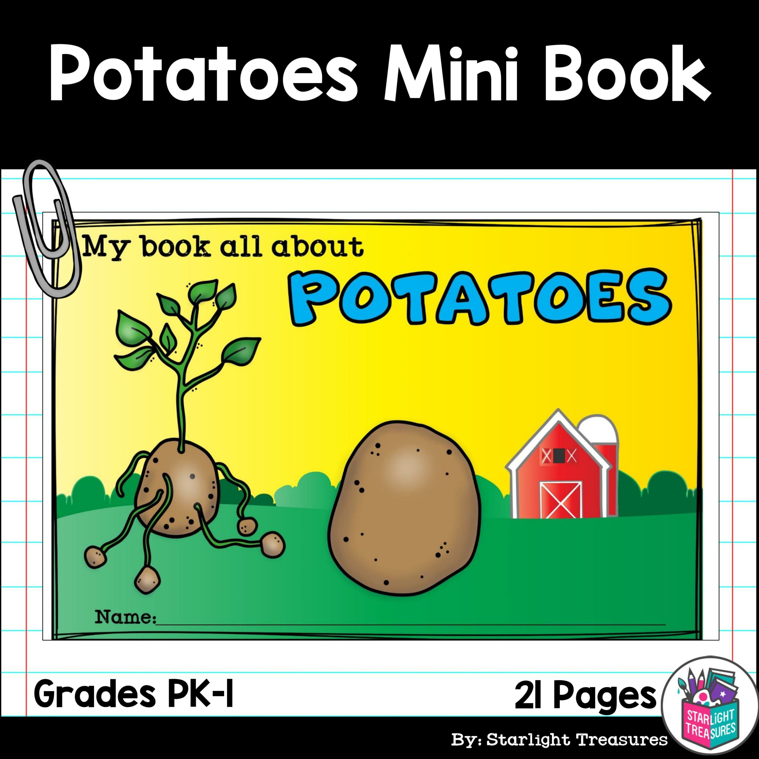 Potato Mini Book for Early Readers