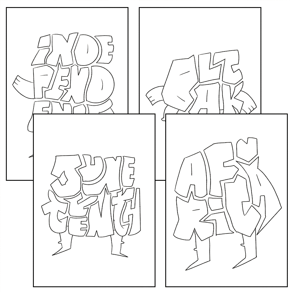 Juneteenth Coloring Pages For Kids Black Independence Day Worksheet Juneteenth coloring pages for kids black independence day worksheet