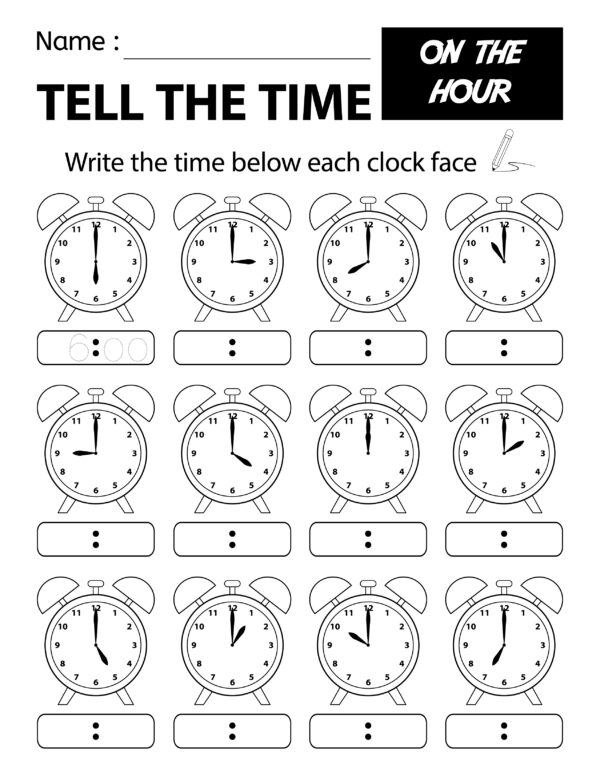 Master TimeTelling Skills Learn to Tell the Time on the Hour Now