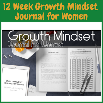 12 Week Growth Mindset Journal for Women