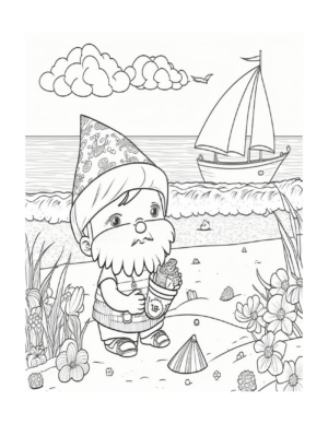 Get Creative with Summer Gnome Coloring Pages! | Made By Teachers