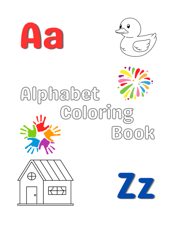 ♥♥Alphabet Coloring Book For Kids 2-5 Years♥♥. | Made By Teachers