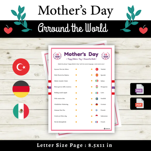Happy Mother's Day Around the World Celebrate Mother's Day Around the