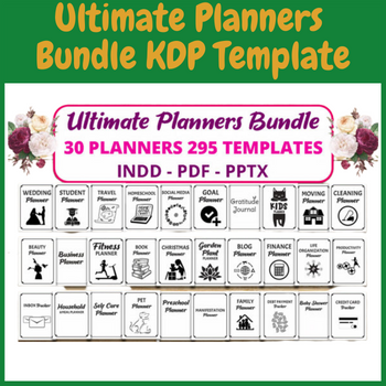 Ultimate Planners Bundle KDP Template