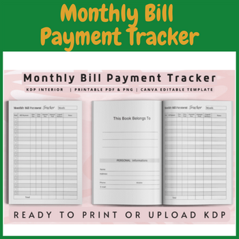 Monthly Bill Payment Tracker