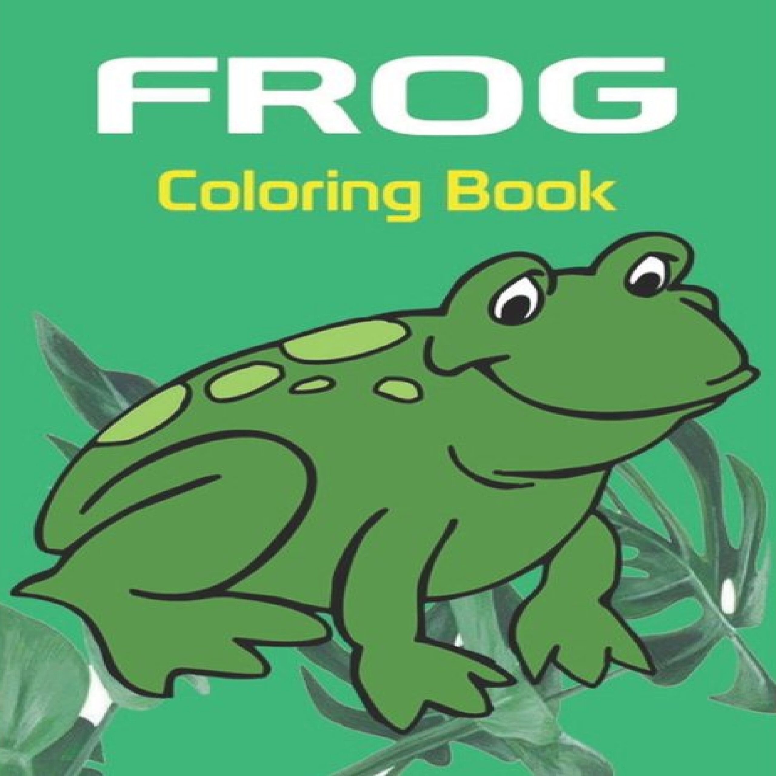Frog Coloring Book : Easy and Fun Frogs Coloring Book for Kids | Made