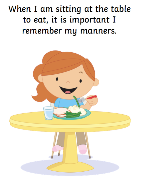 Table Manners Social Story Made By Teachers