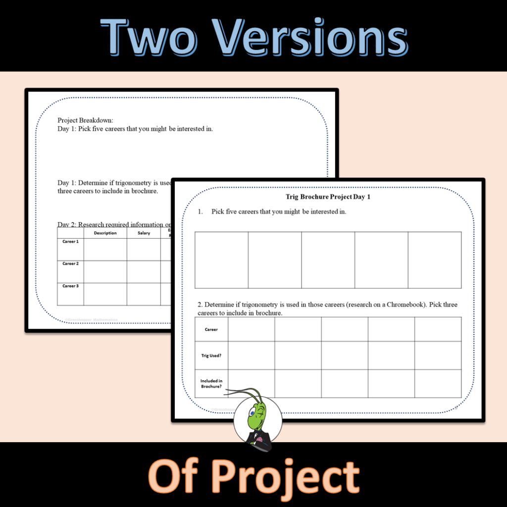 Trigonometry in Careers Brochure Project | Geometry | EDITABLE | Made ...