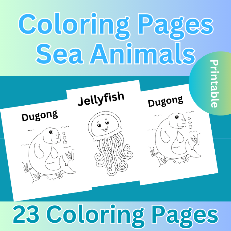 24 Sea Animals Coloring Pages Printable Made By Teachers