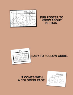 Bhutan Map Collaboration Poster | Made By Teachers
