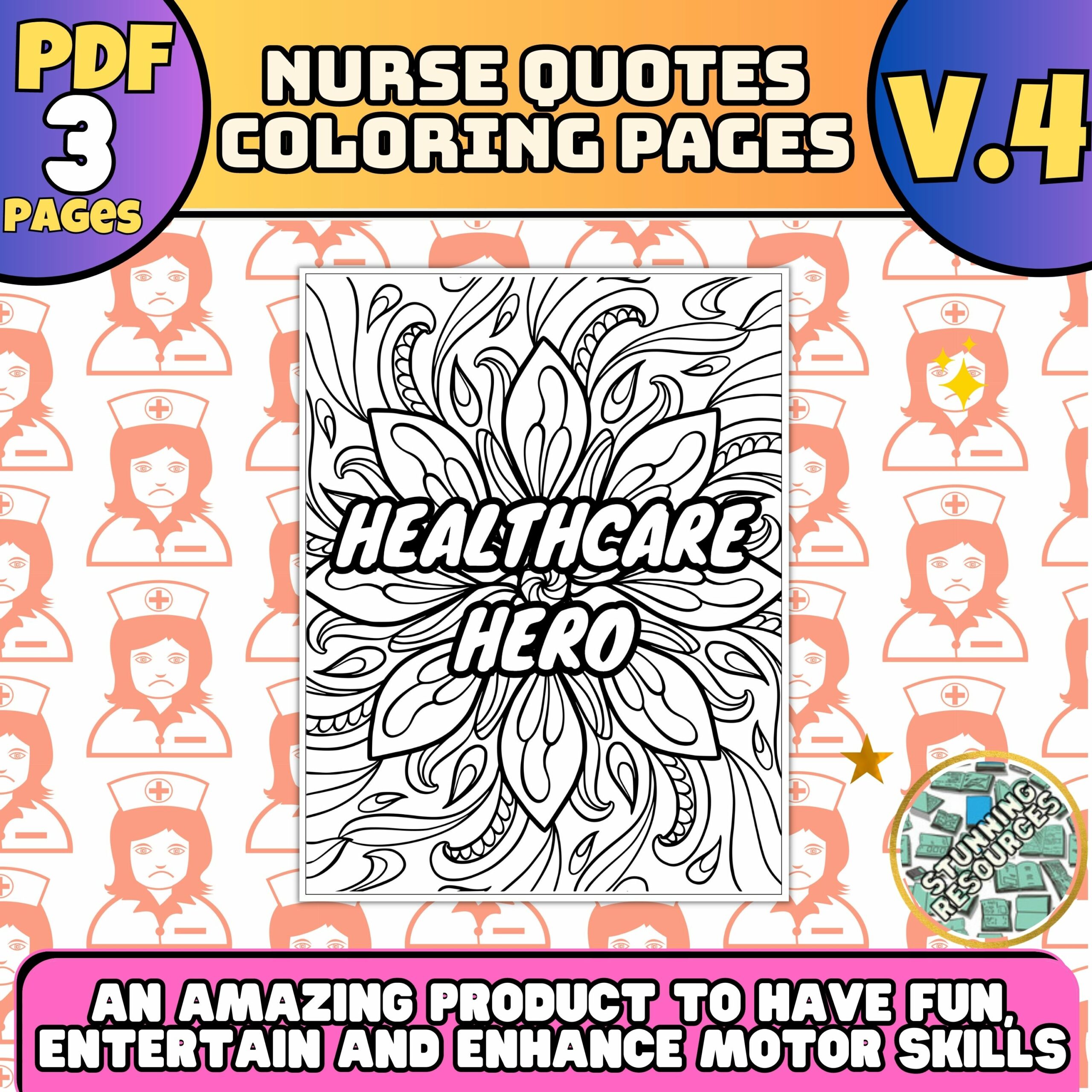 Nurse Quotes Coloring Pages V.4 | Made By Teachers