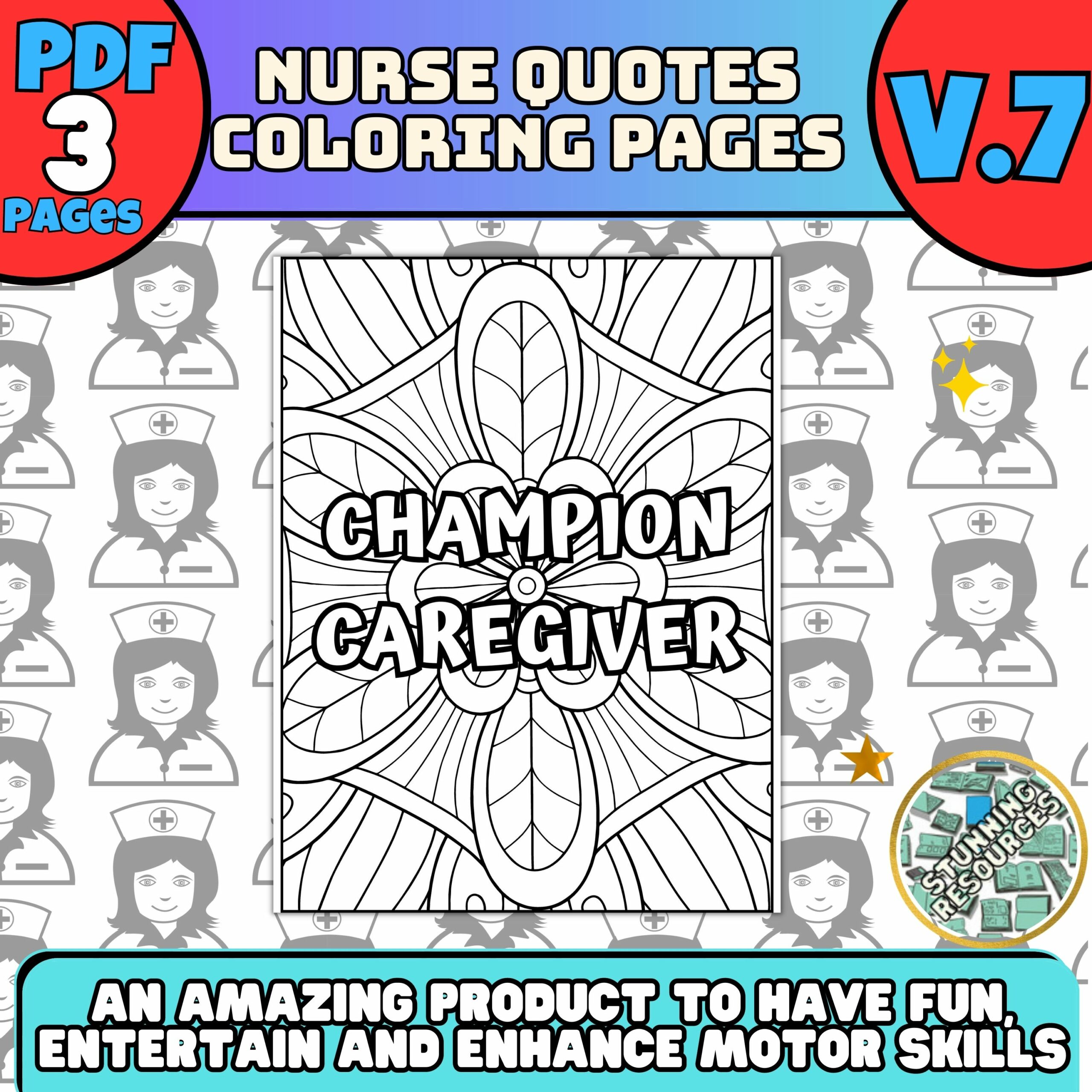 Nurse Quotes Coloring Pages V.7 | Made By Teachers
