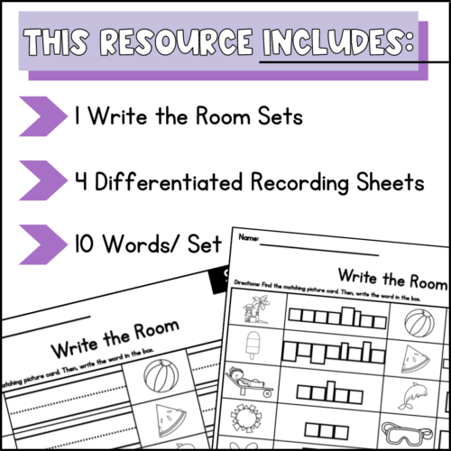 Summer Write the Room | Made By Teachers