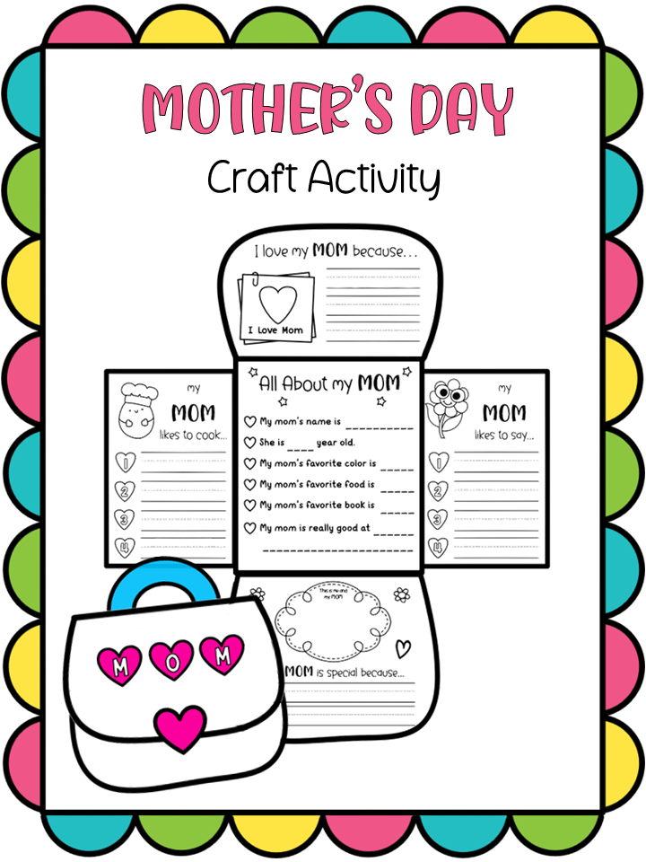 Mother's Day Bag Craft Made By Teachers