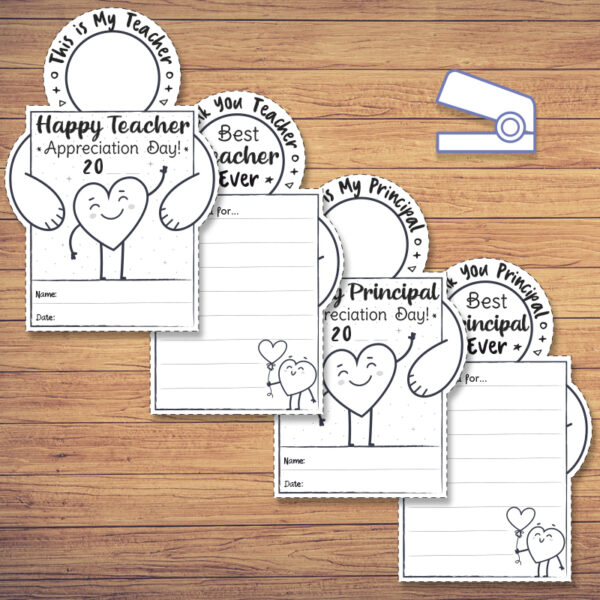 Teacher and Principal Appreciation Day Craft - Made By Teachers