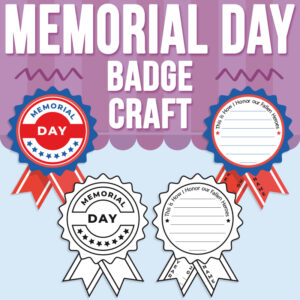 Memorial Day Badge Craft