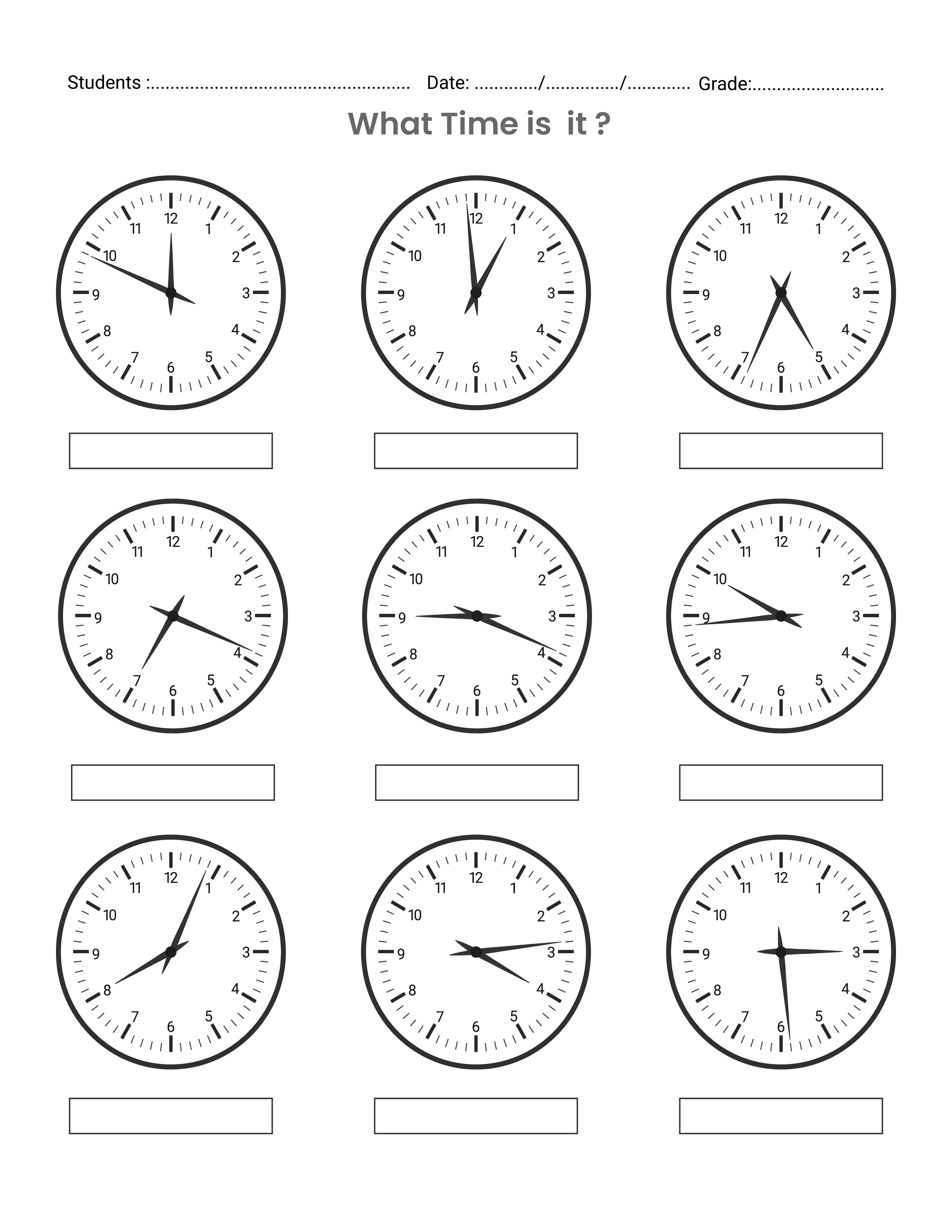  Teach Your Child To Tell Time With Our Time Learning Clock Book Made