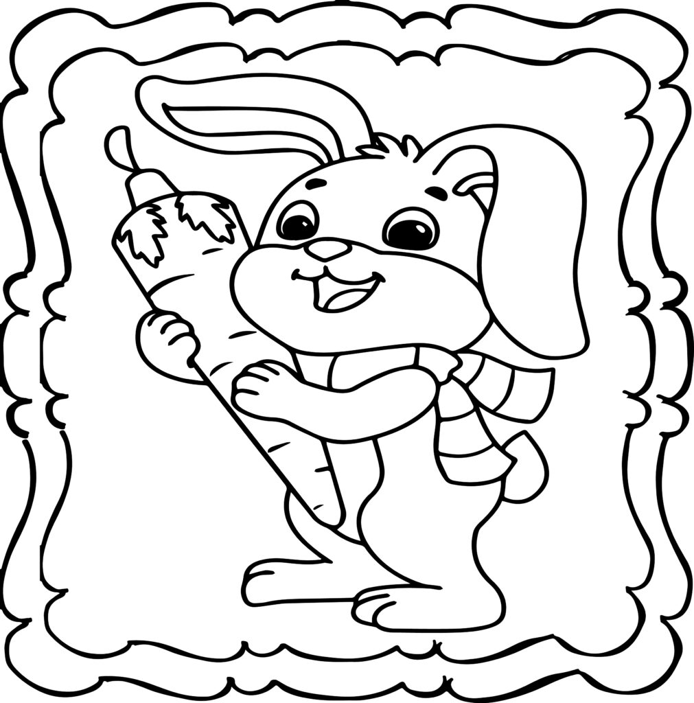 Rabbit Coloring Book : Easy and Fun Rabbits Coloring Book for Kids ...