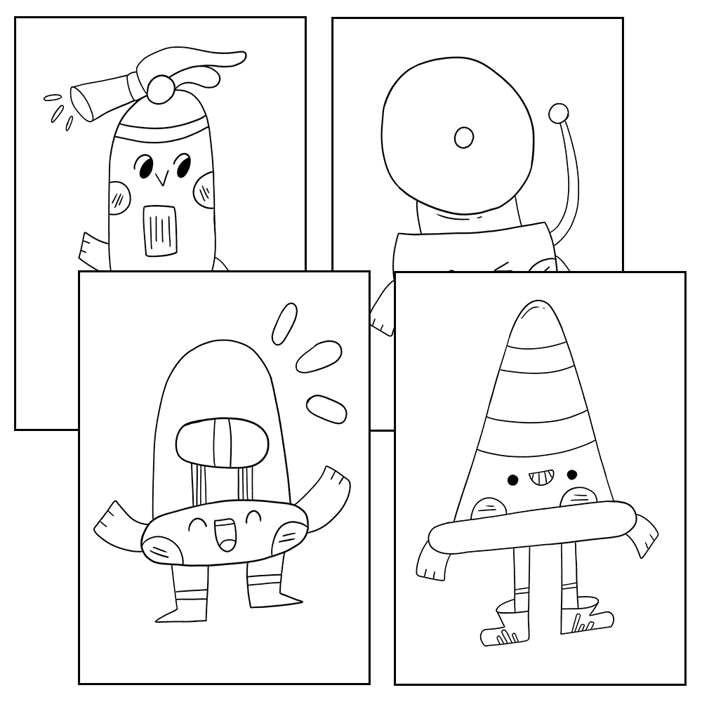 Free Printable Fire Prevention Coloring Pages For Kindergarten