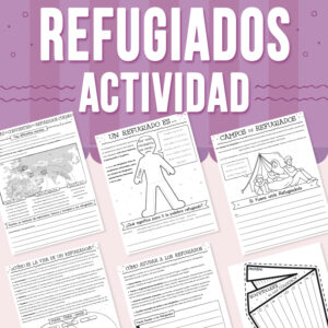 Refugiados: Actividad de Escritura, Diagrama de Venn, SEL y Manualidad