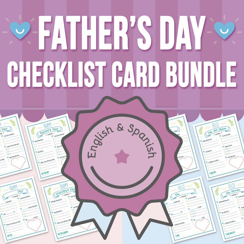 Father’s Day Checklist Card BUNDLE