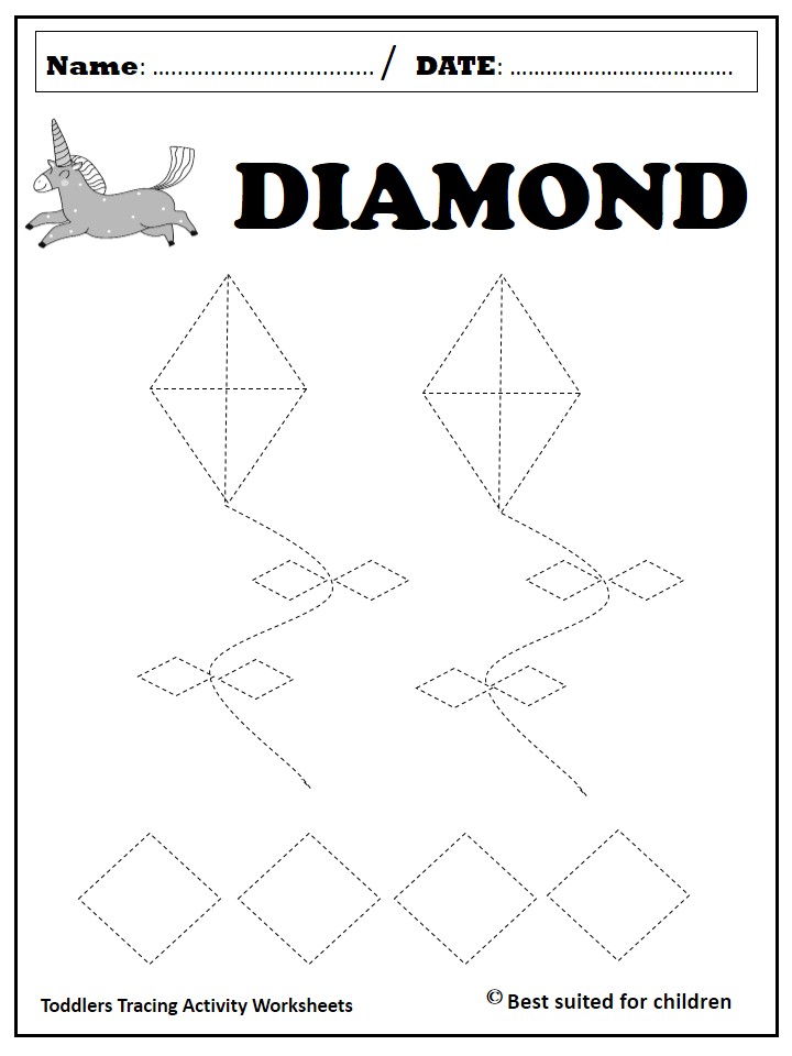 Tracing Shapes Worksheets for toddlers Made By Teachers