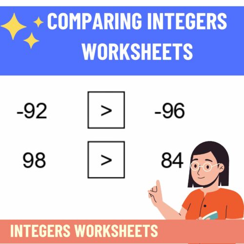 Integers Worksheets - Comparing Integers Worksheets | Made By Teachers