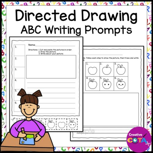 Directed Drawing ABC Writing Prompts Made By Teachers