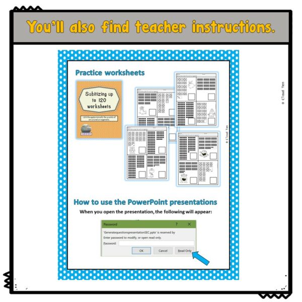 Subitizing with ten frames, five frames and dominos | Made By Teachers