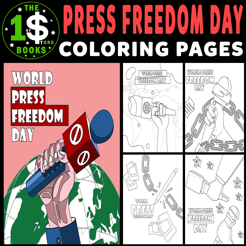 World Press Freedom Day | Freedom Of The Press | 03 May Holiday Coloring Sheets