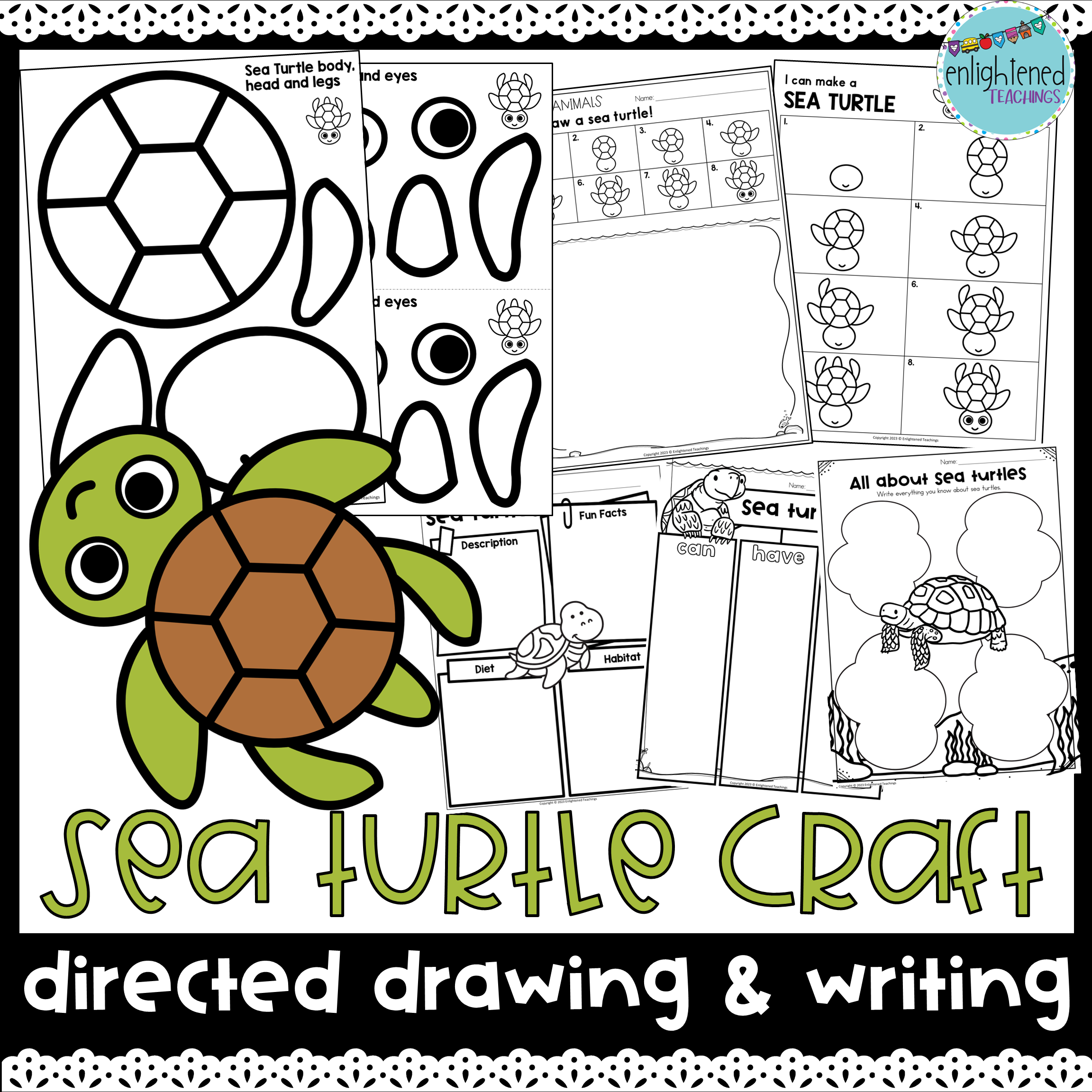 Sea Turtle Art Project