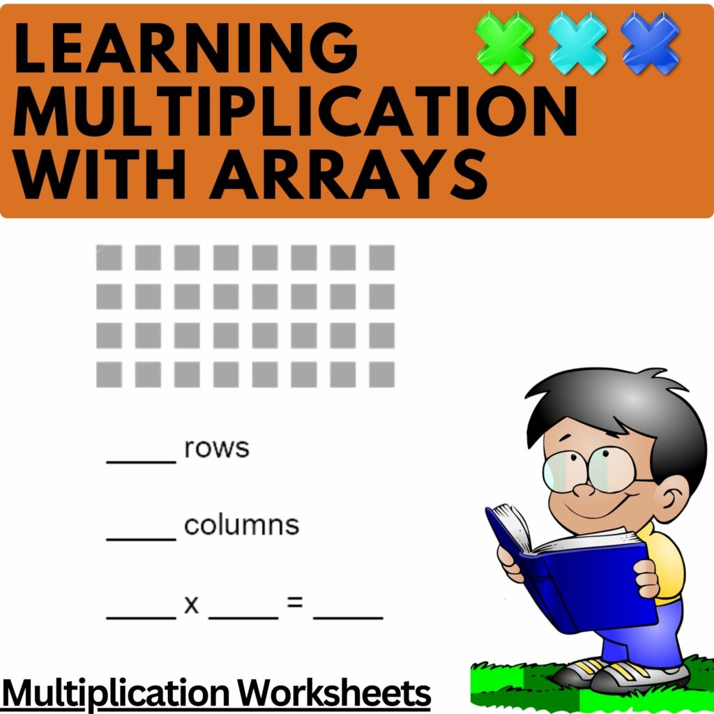 Multiplication Worksheets - Learning Multiplication with Arrays ...