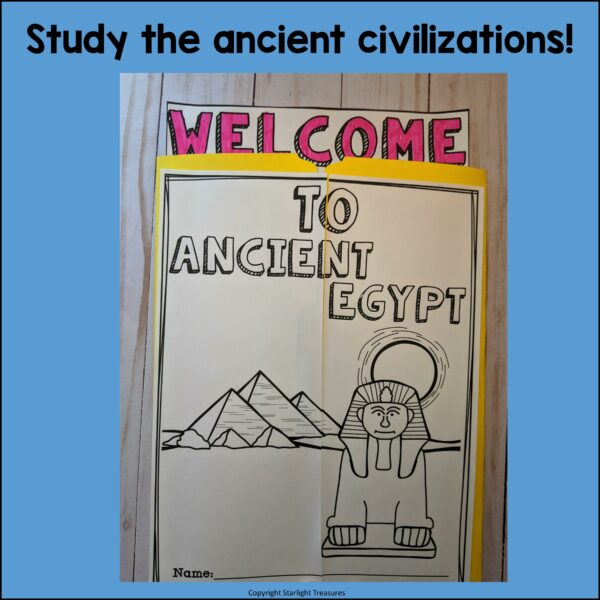 Ancient Egypt Lapbook for Early Learners - Ancient Civilizations - Made ...