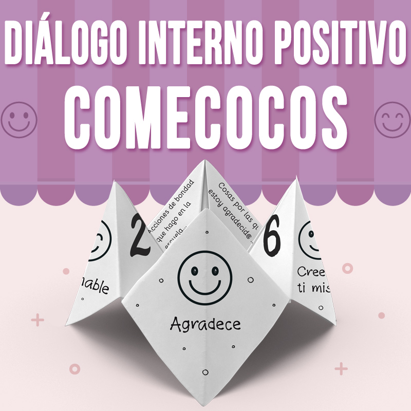 Diálogo Interno Positivo | Comecocos con Emoticones