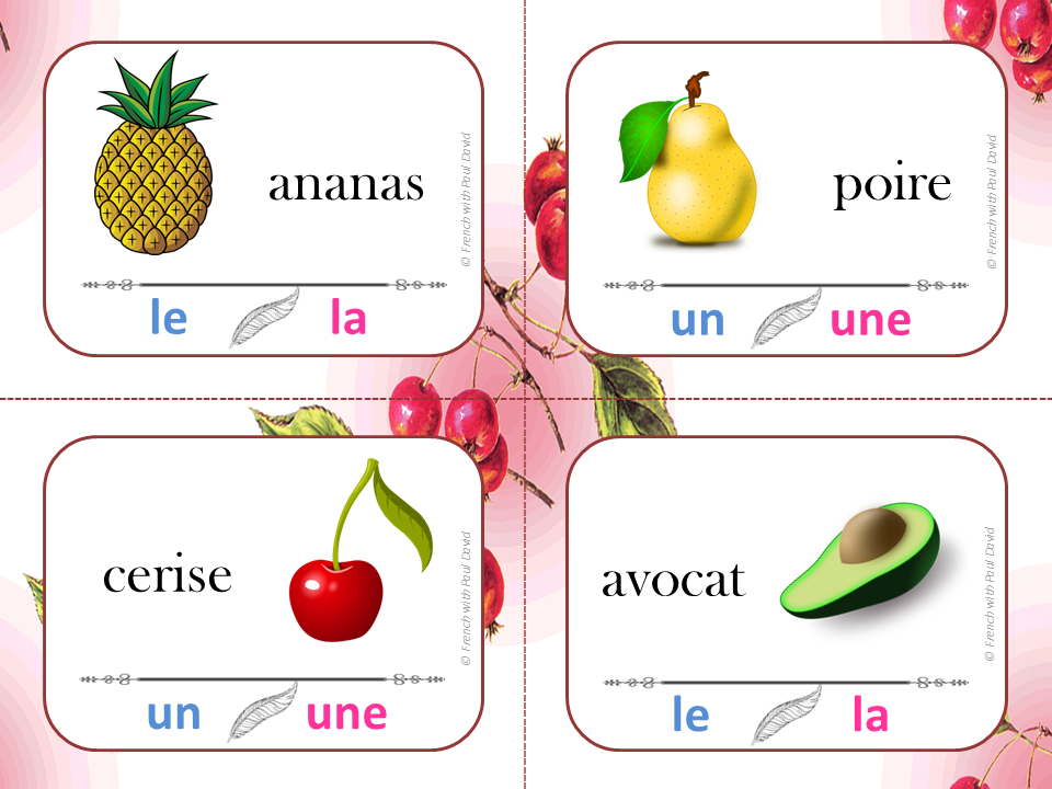 40 cartes à pinces - Féminin ou masculin - Clip Cards