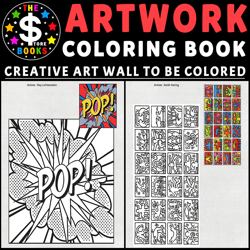 Artwork Coloring Book - 5 Pages | Made By Teachers