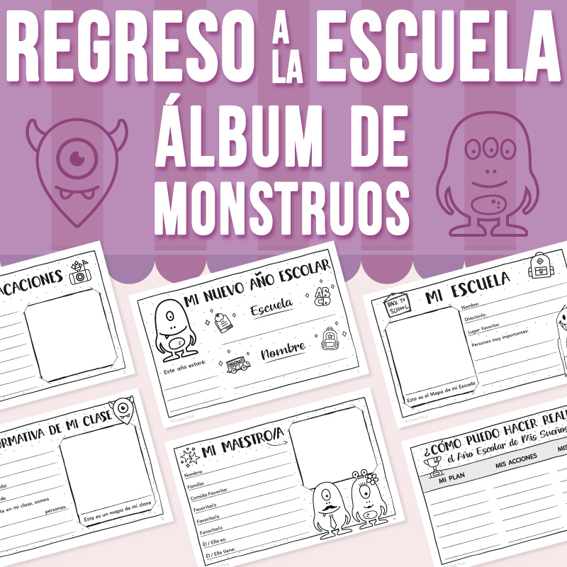 Regreso a la Escuela - Álbum de Monstruos