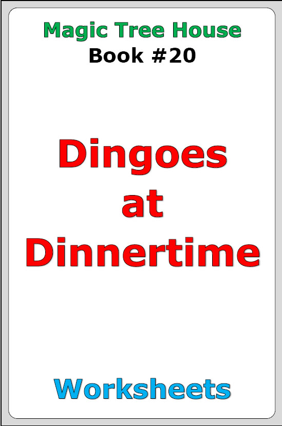 Magic Tree House "Dingoes at Dinnertime" worksheets | Made By Teachers