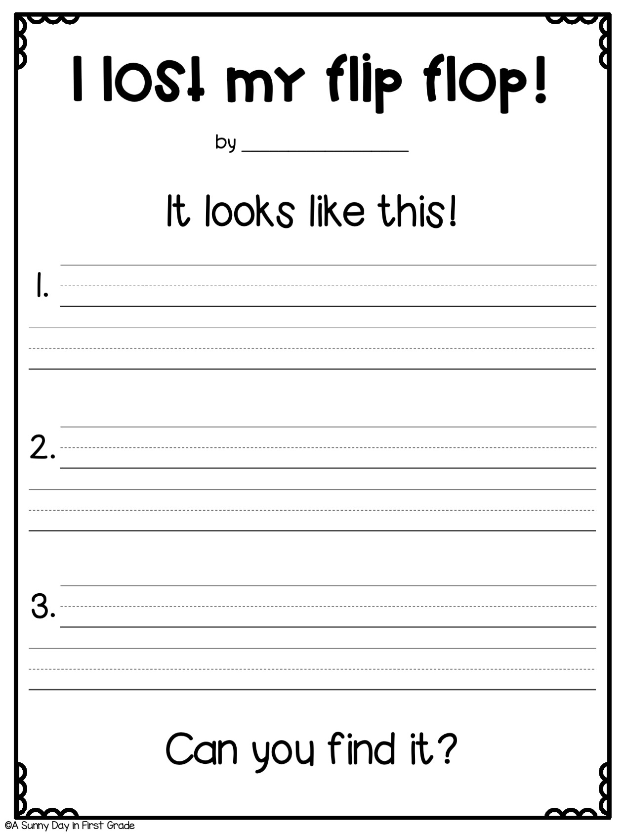 Summer adjective craft writing made by teachers