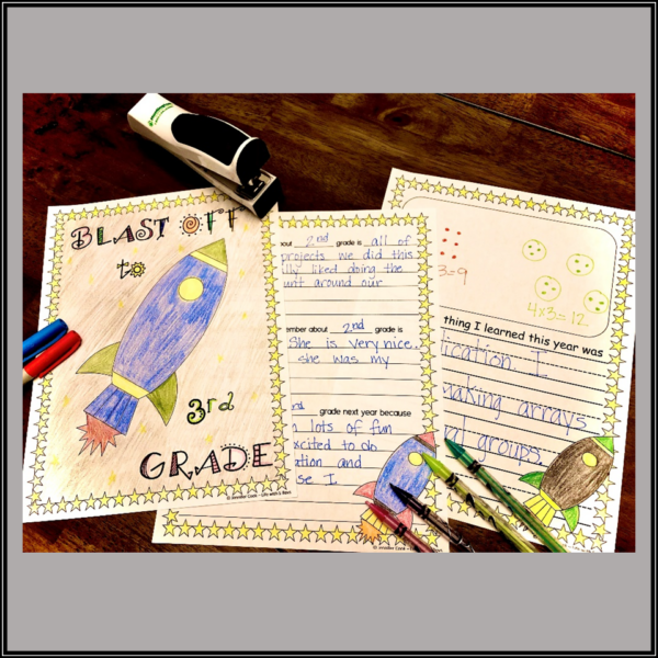 End of Year Writing Projects - Rocket Craft Blast Off TO... - Made By ...