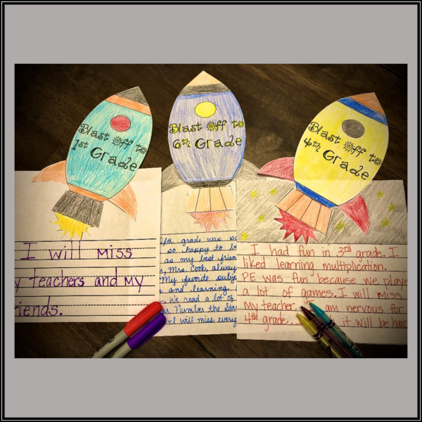 End of Year Writing Projects - Rocket Craft Blast Off TO... - Made By ...