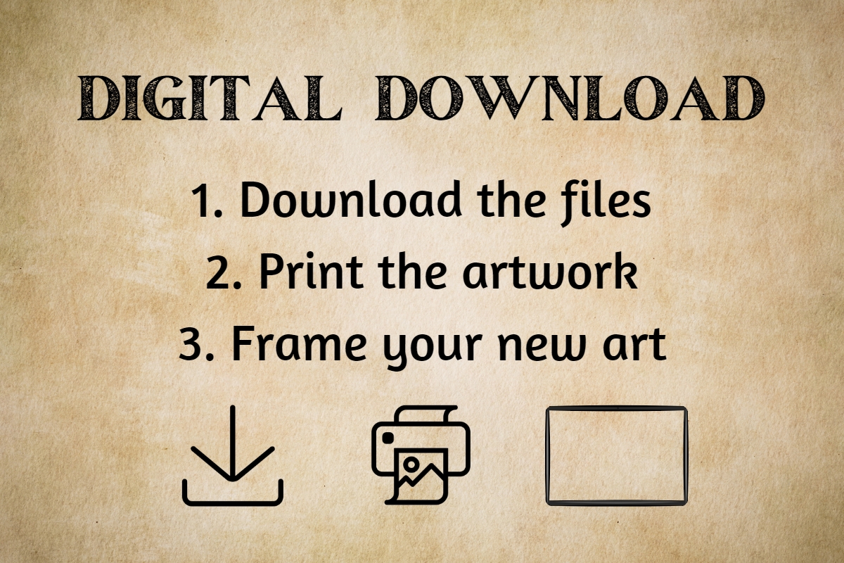 Vintage Landscape Printable Wall Art | Made By Teachers