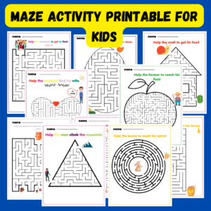 Fun Maze Activity Pages Printable