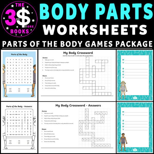 Body Parts Worksheets - 15 Pages - Made By Teachers